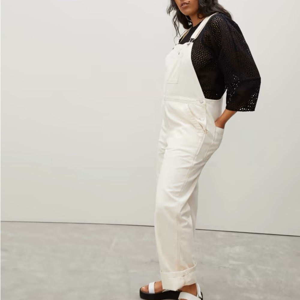 Everlane Cotton Canvas Overalls | Size 6